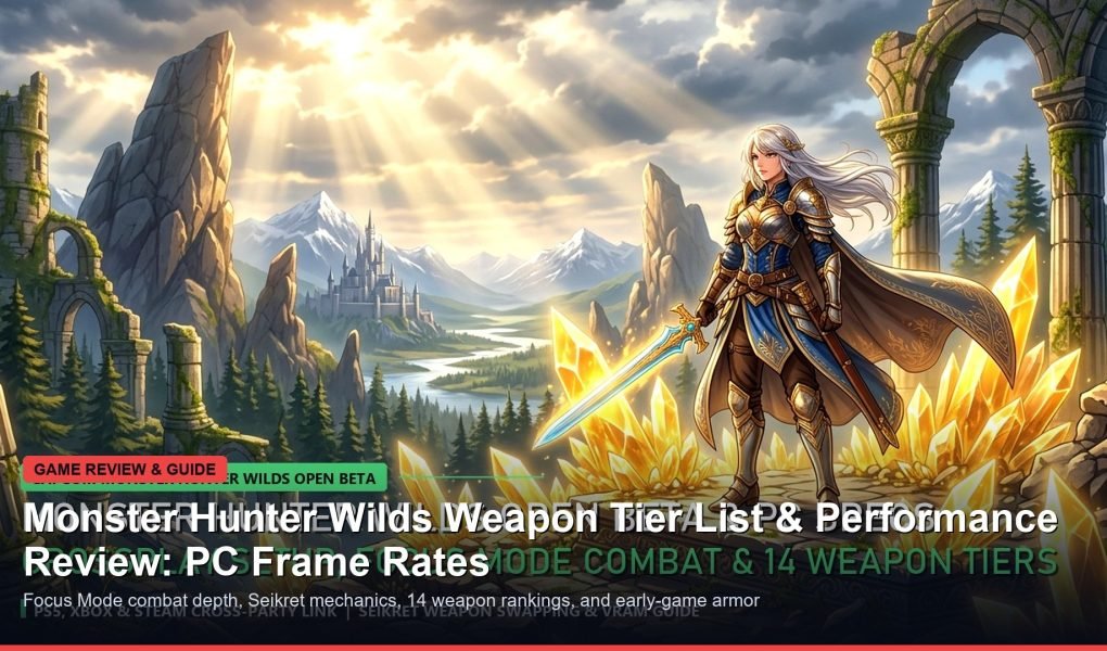 Monster Hunter Wilds Open Beta Weapon Tier List: S-Tier Long Sword & Focus Strike Damage