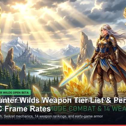 Monster Hunter Wilds Open Beta Weapon Tier List: S-Tier Long Sword & Focus Strike Damage