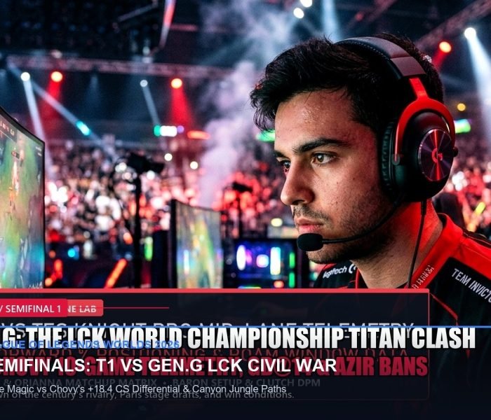 LoL Worlds 2026 Semifinals Preview: T1 vs Gen.G Bo5 Tactical Draft Breakdown