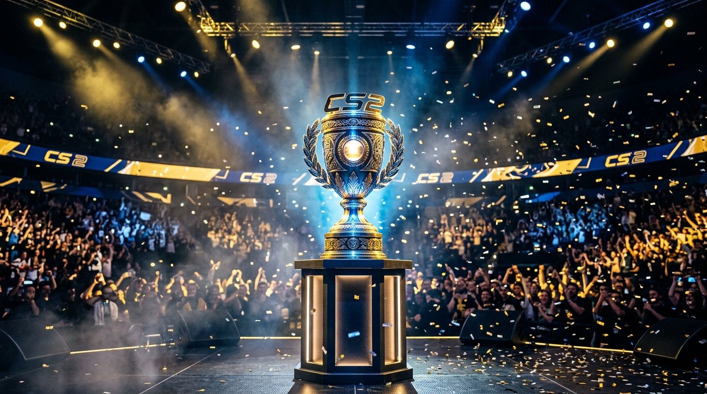CS2 Shanghai Major 2026 RMR seeding Valve Regional Standings championship trophy