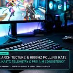 CS2 Sub-Tick Analytics 8000Hz Mouse Polling Rate and Pro KAST Telemetry close-up hardware setup