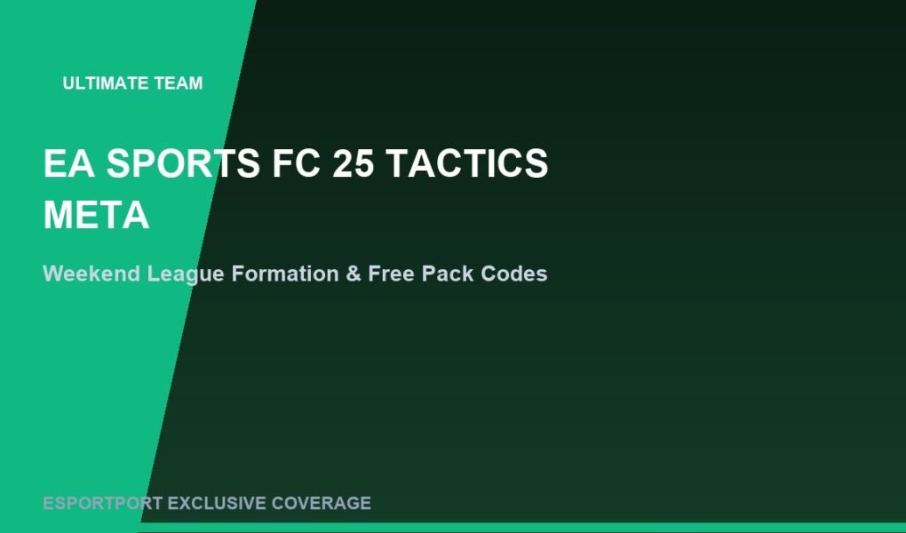 EA Sports FC 25 Weekend League Meta: Best 4-3-2-1 Custom Tactics, Player Roles & Free Pack Codes