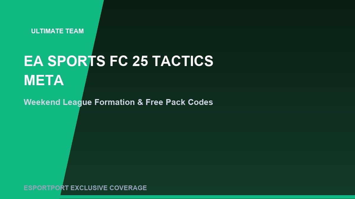 EA Sports FC 25 Weekend League Meta: Best 4-3-2-1 Custom Tactics, Player Roles & Free Pack Codes