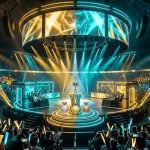 Esports schedule today October 1 2026 championship arena stage with gold silver and bronze medals