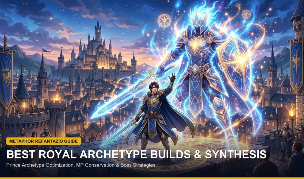 Metaphor ReFantazio Best Royal Archetype Builds Prince Strohl Hulkenberg Guide