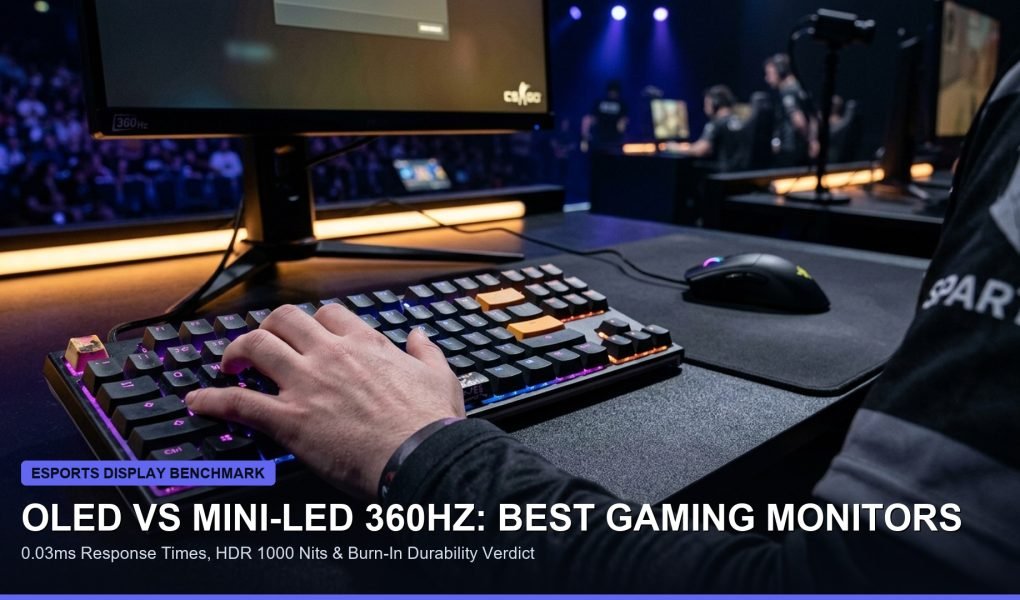 OLED vs Mini-LED 360Hz Esports Gaming Monitors Response Time HDR Burn In Benchmark