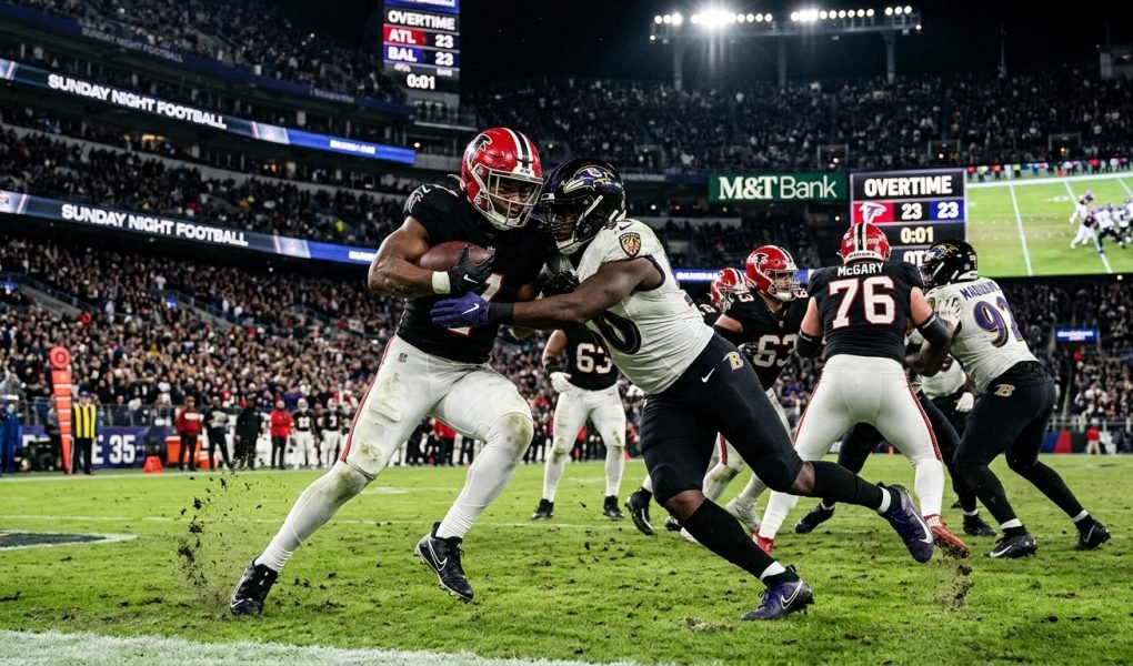 Atlanta Falcons vs Baltimore Ravens Sunday Night Football Overtime Thriller