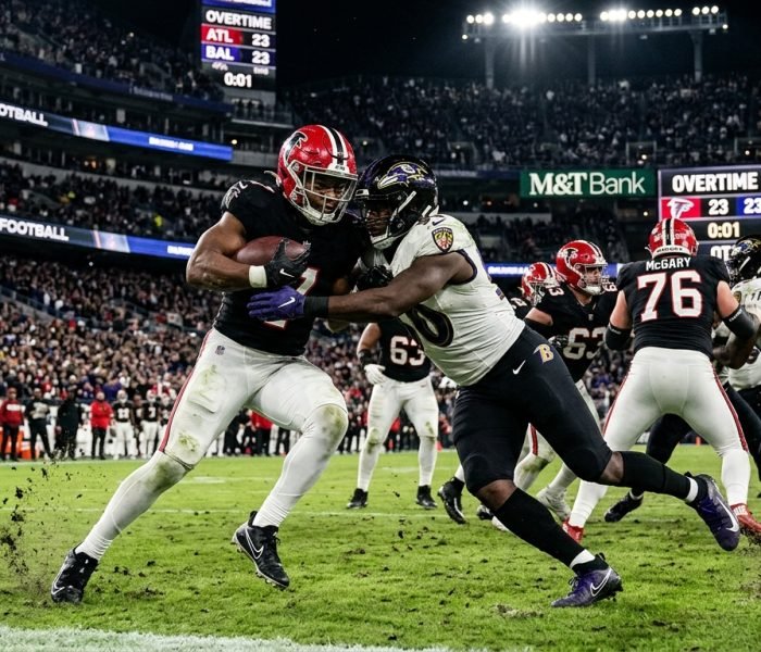 Atlanta Falcons vs Baltimore Ravens Sunday Night Football Overtime Thriller