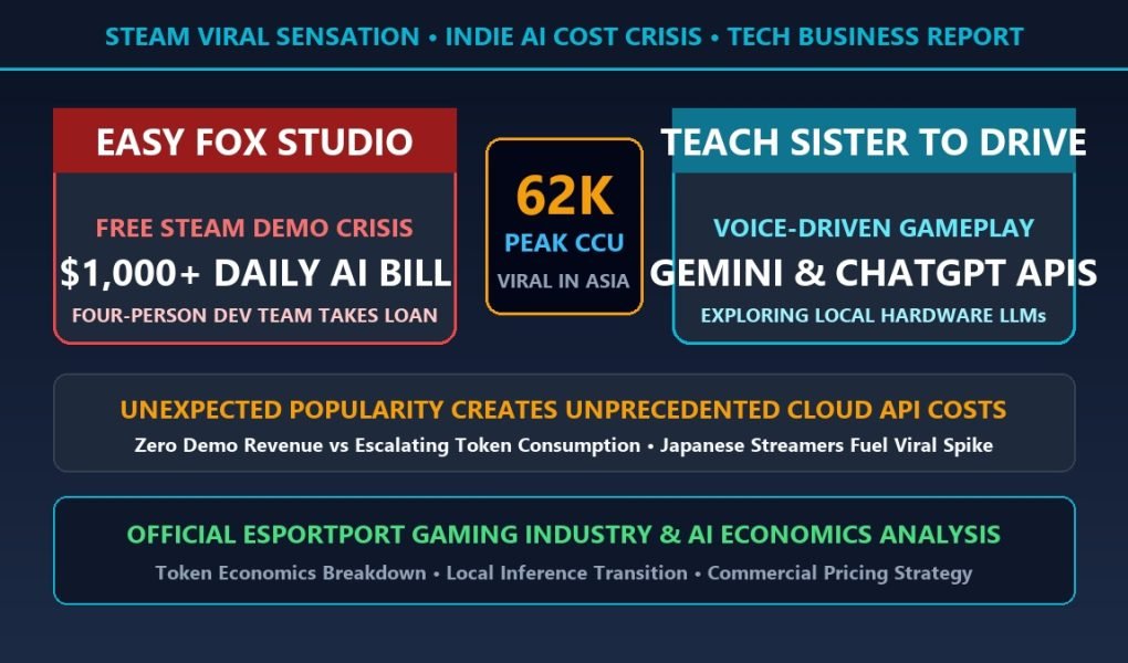 Teach My Little Sister How To Drive Steam demo runs up 1000 daily AI bill forcing bank loan