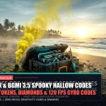 Free Fire MAX and BGMI 3.5 Spooky Hallow Update Redeem Codes October 23