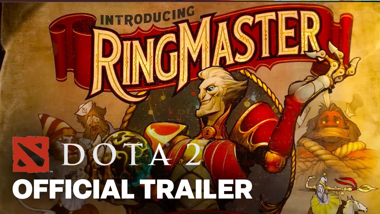 Dota 2 The International Aegis of Champions and Ringmaster official visual art