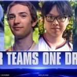 Official League of Legends Worlds 2026 Knockout Stage arena and team stage banner