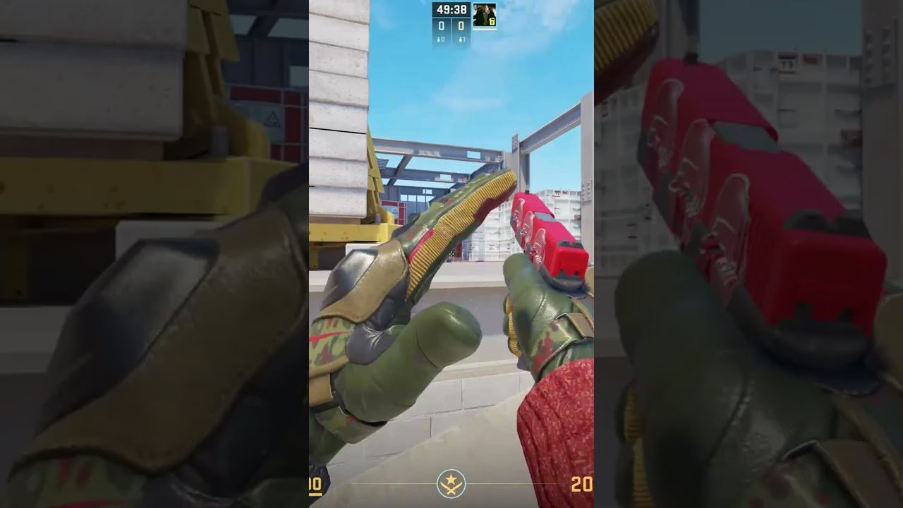Counter-Strike 2 tactical smoke grenade deployment and Mirage A-site execution visual