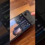 Steam Deck OLED handheld gaming console running performance tweaks and CryoUtilities