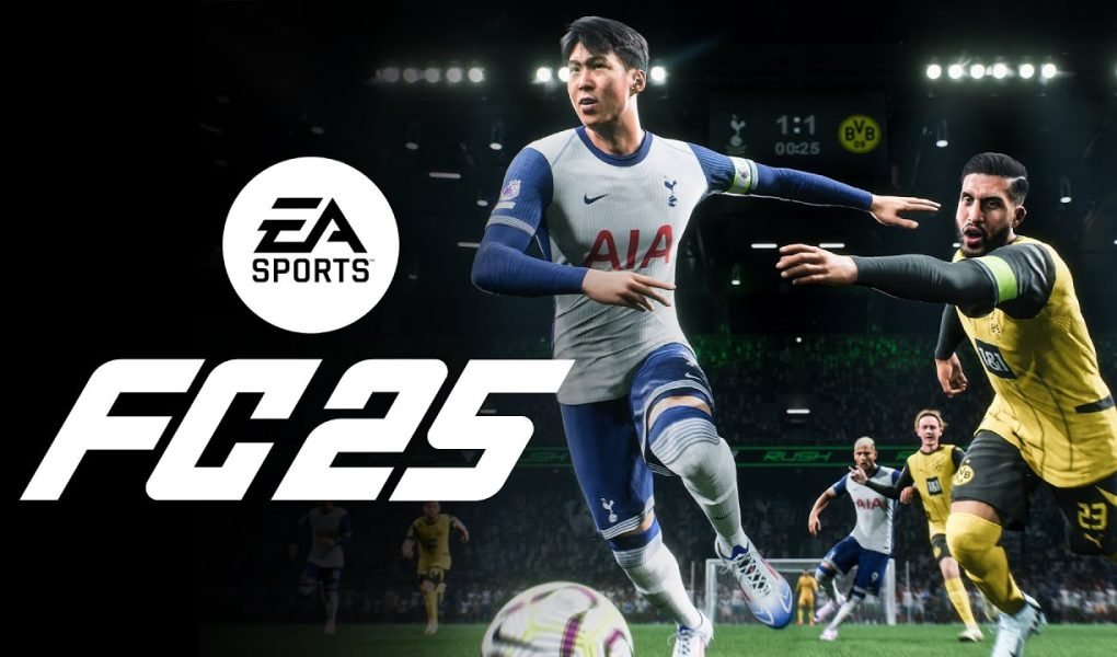 EA Sports FC 25 Rush 5v5 stadium pitch and star players official art
