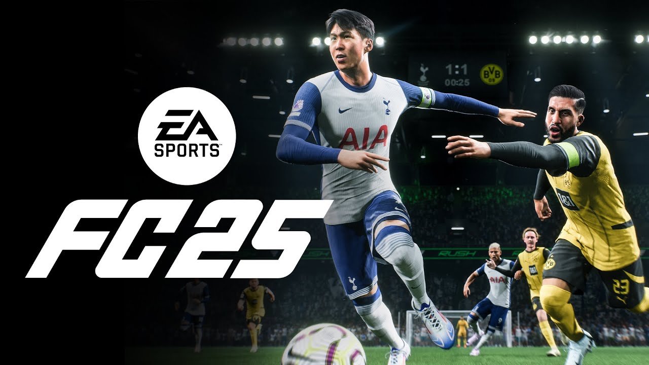 EA Sports FC 25 Rush 5v5 stadium pitch and star players official art