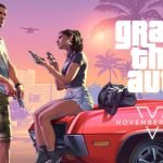 Grand Theft Auto VI Vice City neon skyline and sports supercar official render