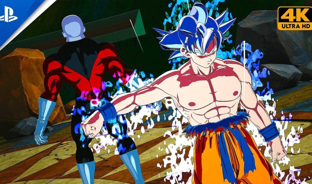 Dragon Ball Sparking ZERO Ultra Instinct Goku vs Full Power Jiren key art