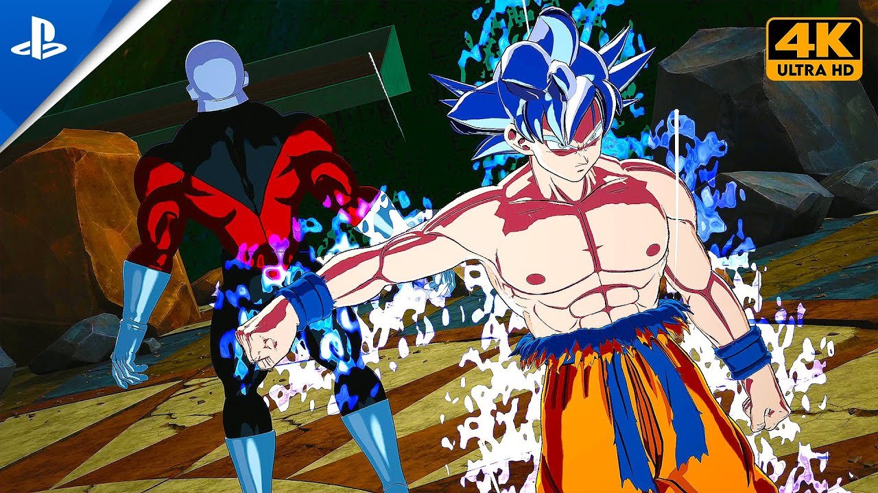 Dragon Ball Sparking ZERO Ultra Instinct Goku vs Full Power Jiren key art