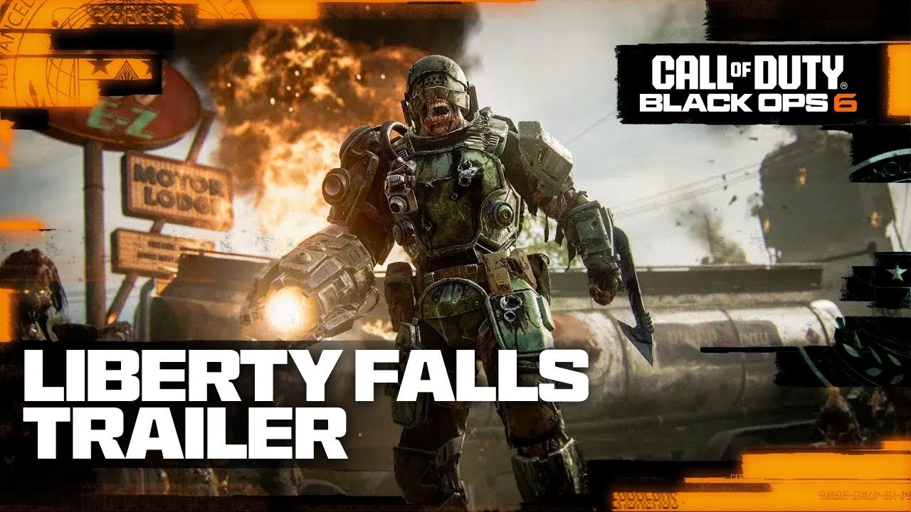 Call of Duty Black Ops 6 Liberty Falls dark aether church and zombies official art