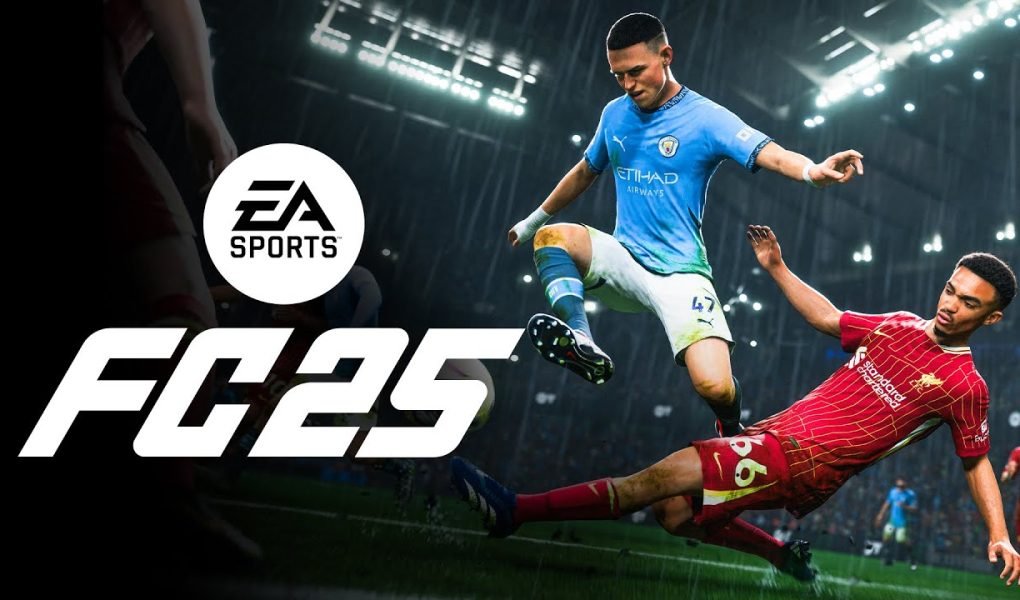 EA Sports FC 25 pro football stadium free kick and power shot strike visual