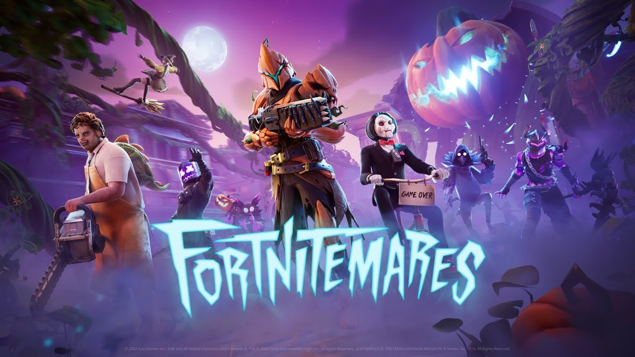 Fortnite Fortnitemares Billy the Puppet and Disney Villains haunted island banner