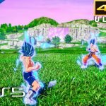 Dragon Ball Sparking ZERO competitive ranked team selection and Super Saiyan 4 Gogeta artwork