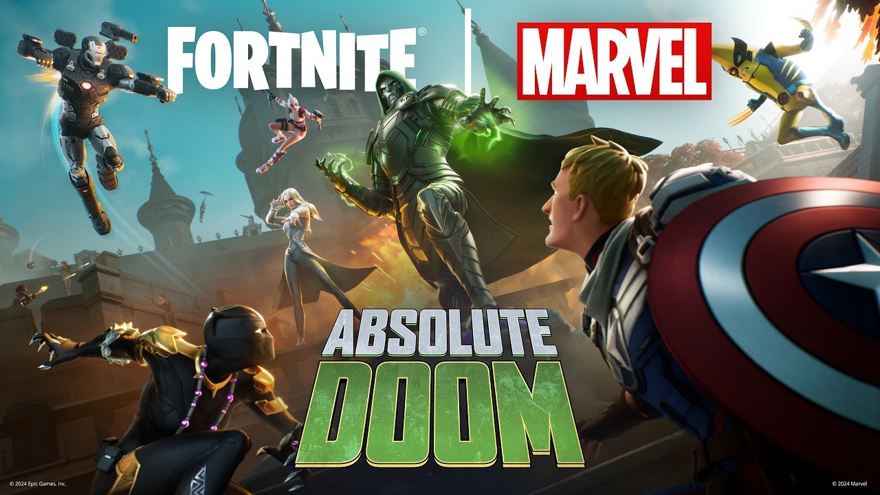 Fortnite Marvel Mythic Locations Iron Man Doom official battle royale visual