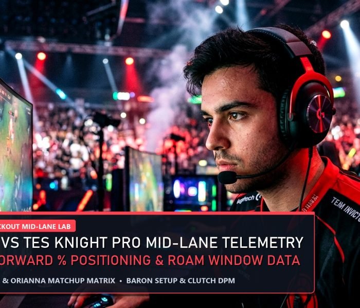 LoL Worlds T1 Faker vs TES Knight Mid Lane Pro Telemetry CSD15 and Champion Pool