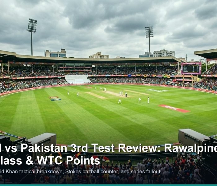 England vs Pakistan 3rd Test review and WTC points table banner