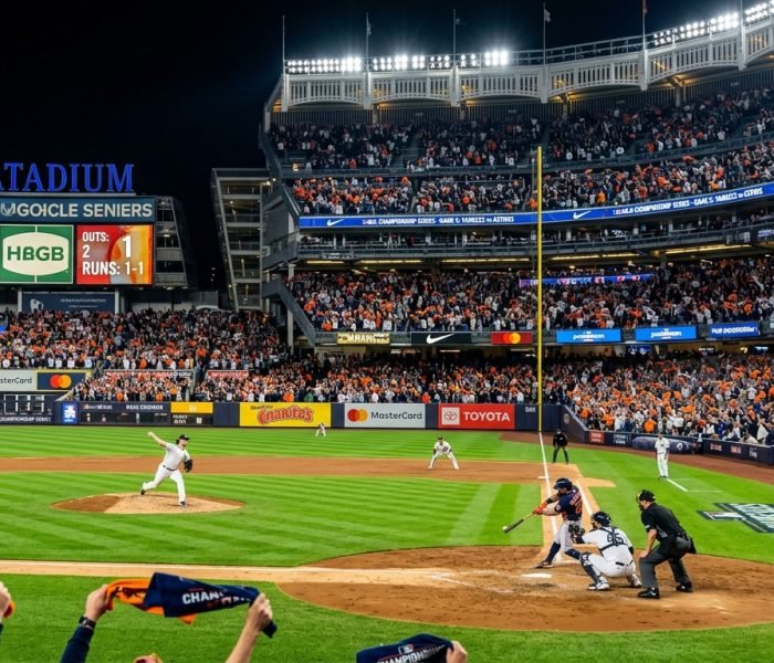 MLB Postseason 2026 League Championship Series Stadium Night