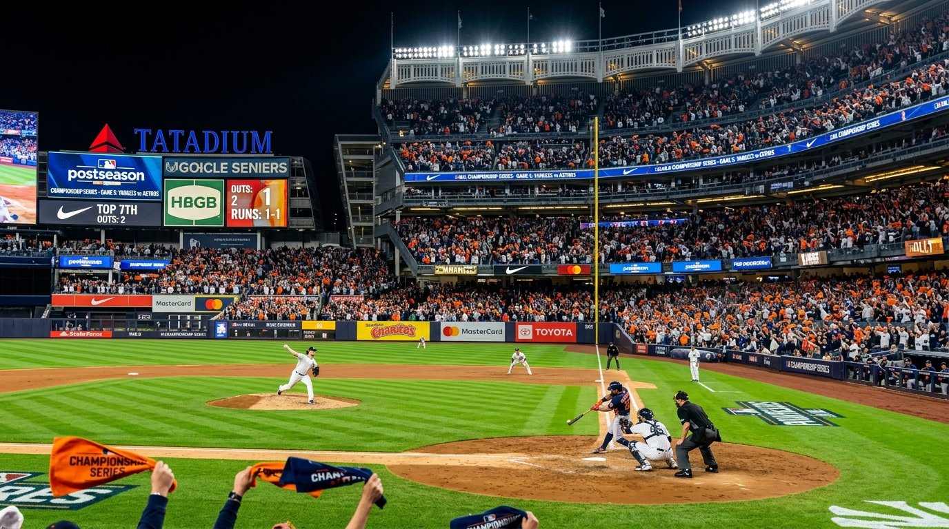 MLB Postseason 2026 League Championship Series Stadium Night