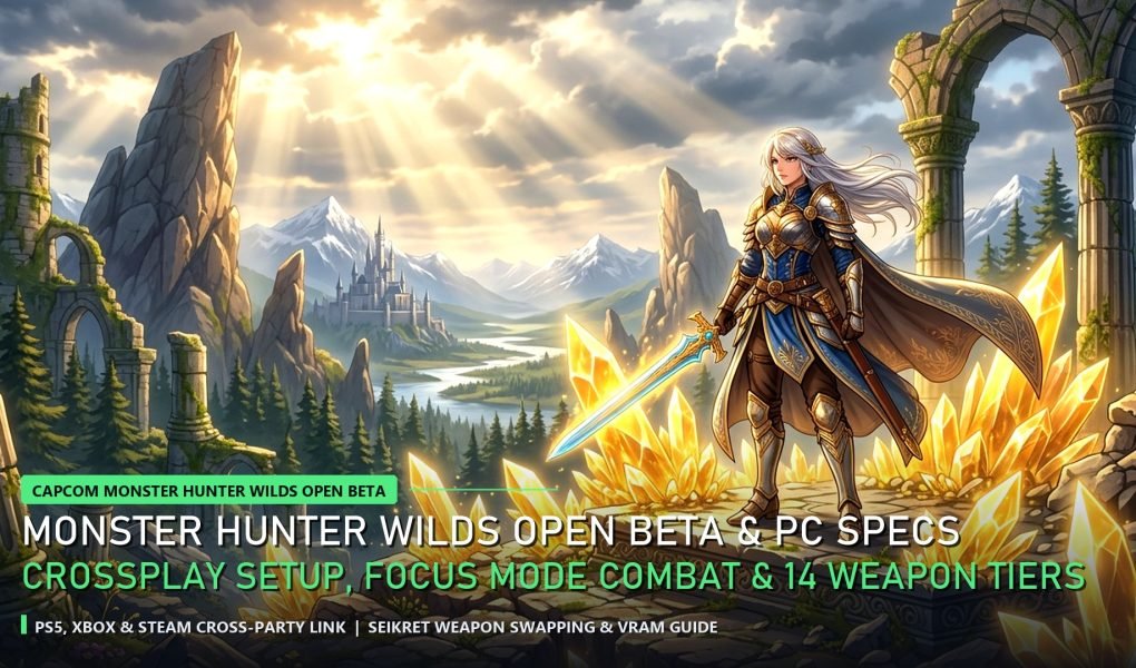 Monster Hunter Wilds Open Beta Schedule PC System Requirements and Armored Hunter