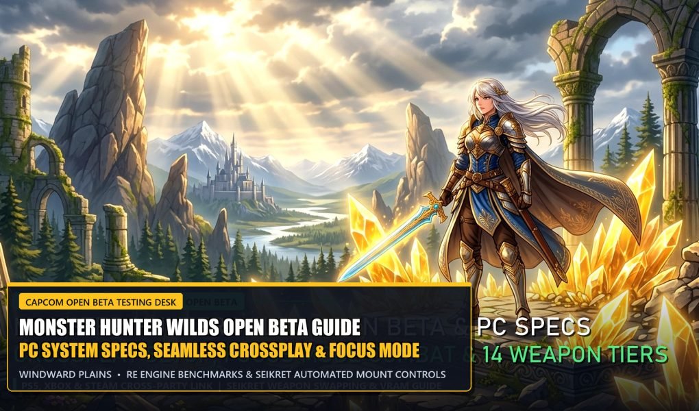 Monster Hunter Wilds Open Beta Test and Launch Guide PC Specs Crossplay