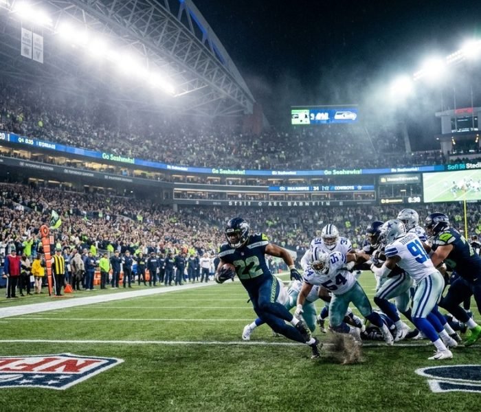 NFL Sunday Night Football Preview 2026 stadium lights packed crowd