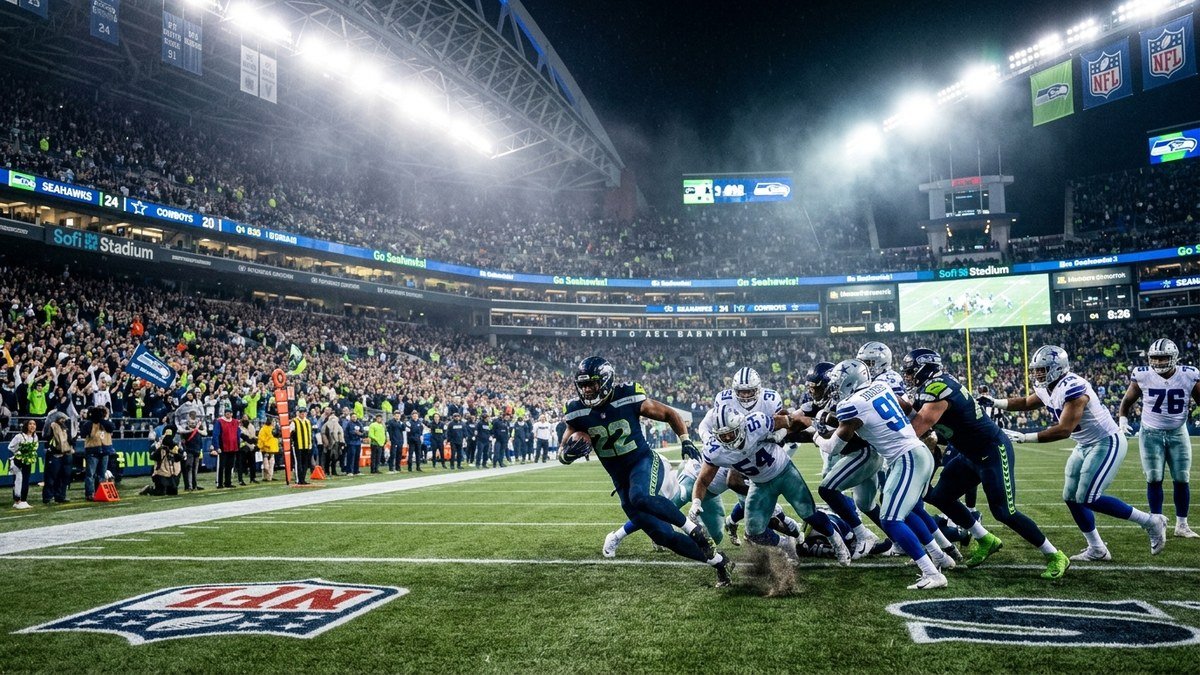 NFL Sunday Night Football Preview 2026 stadium lights packed crowd