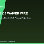 NFL Week 6 Waiver Wire Genius Pickups: Must-Add Sleepers, Handcuffs & Fantasy Projections