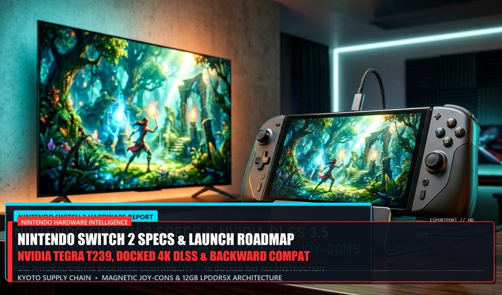 Nintendo Switch 2 Launch Roadmap and Specs Leak NVIDIA Tegra Docked 4K
