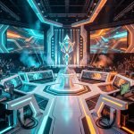 OWCS 2026 World Finals Stockholm championship stage at DreamHack with vibrant arena lights and soundproof booths