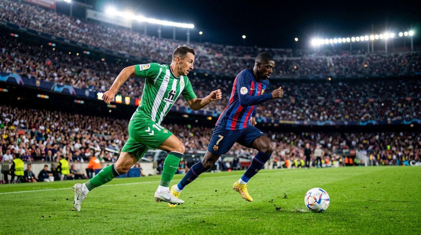Real Betis vs FC Barcelona La Liga thriller match highlights and action duel