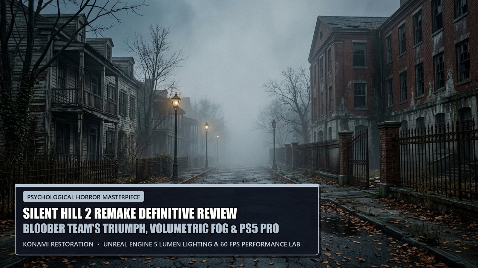 Silent Hill 2 Remake In-Depth Review and Performance Lab Volumetric Fog Physics