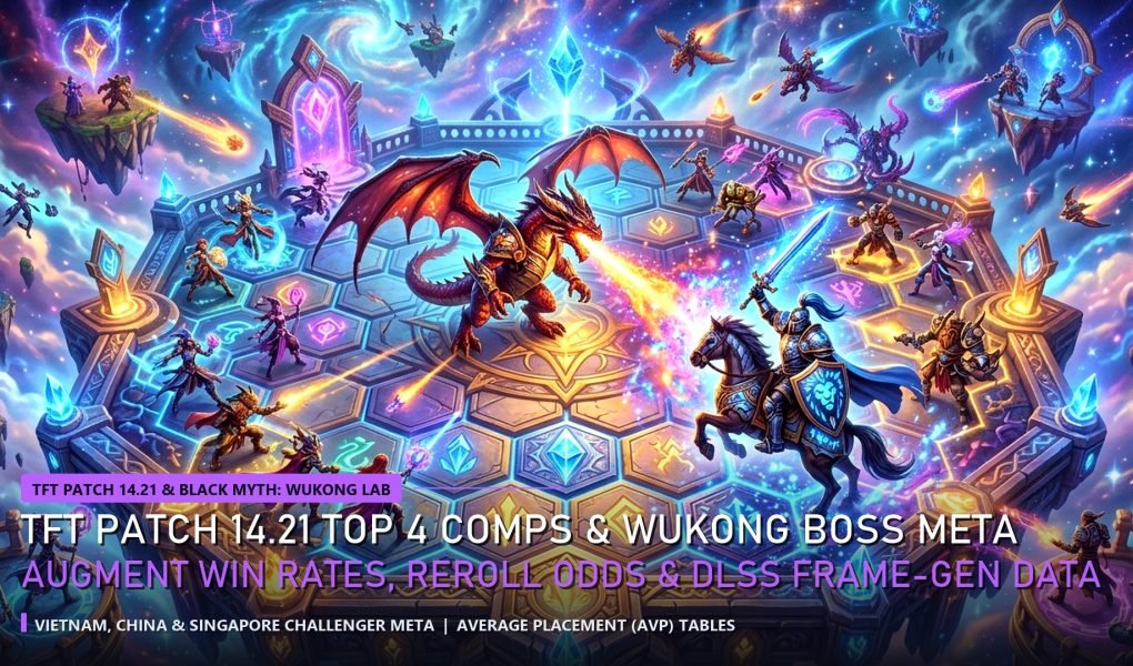 Teamfight Tactics Patch 14.21 Top 4 Comps and Black Myth Wukong Pro Meta Analytics