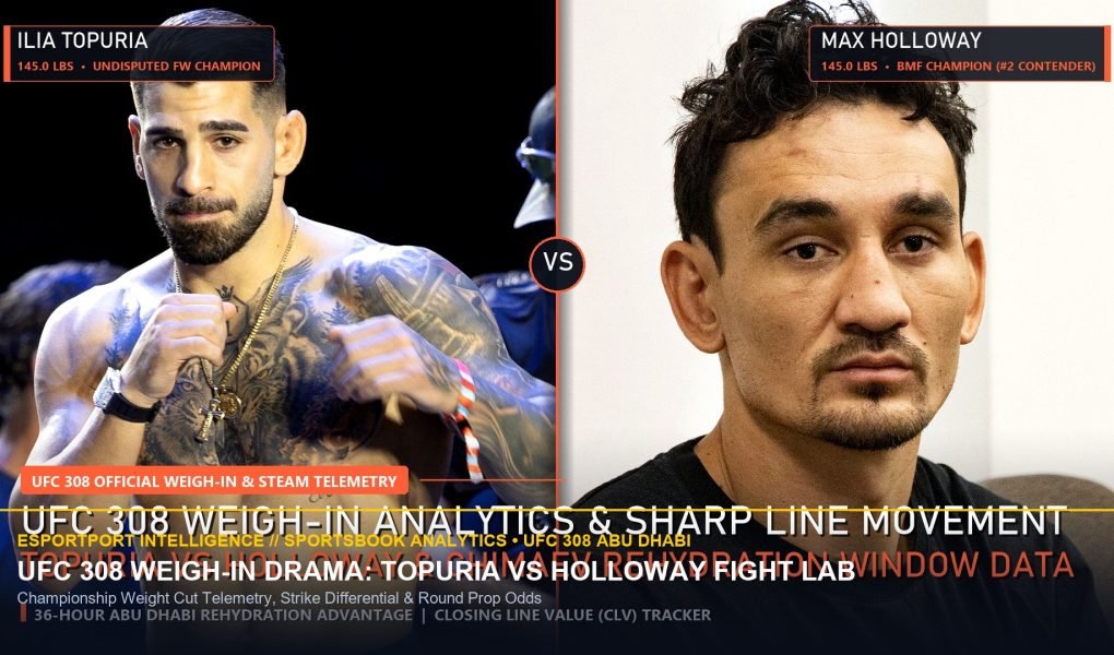 UFC 308 Abu Dhabi Weigh In Updates Topuria vs Holloway Fight Strategy