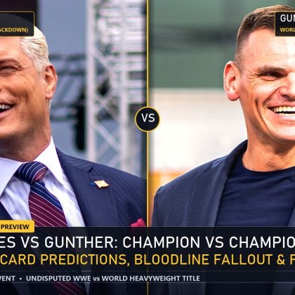 WWE Crown Jewel Cody Rhodes vs Gunther Champion of Champions Match
