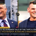 WWE Crown Jewel Cody Rhodes vs Gunther Championship Analytics Tale of the Tape and Odds