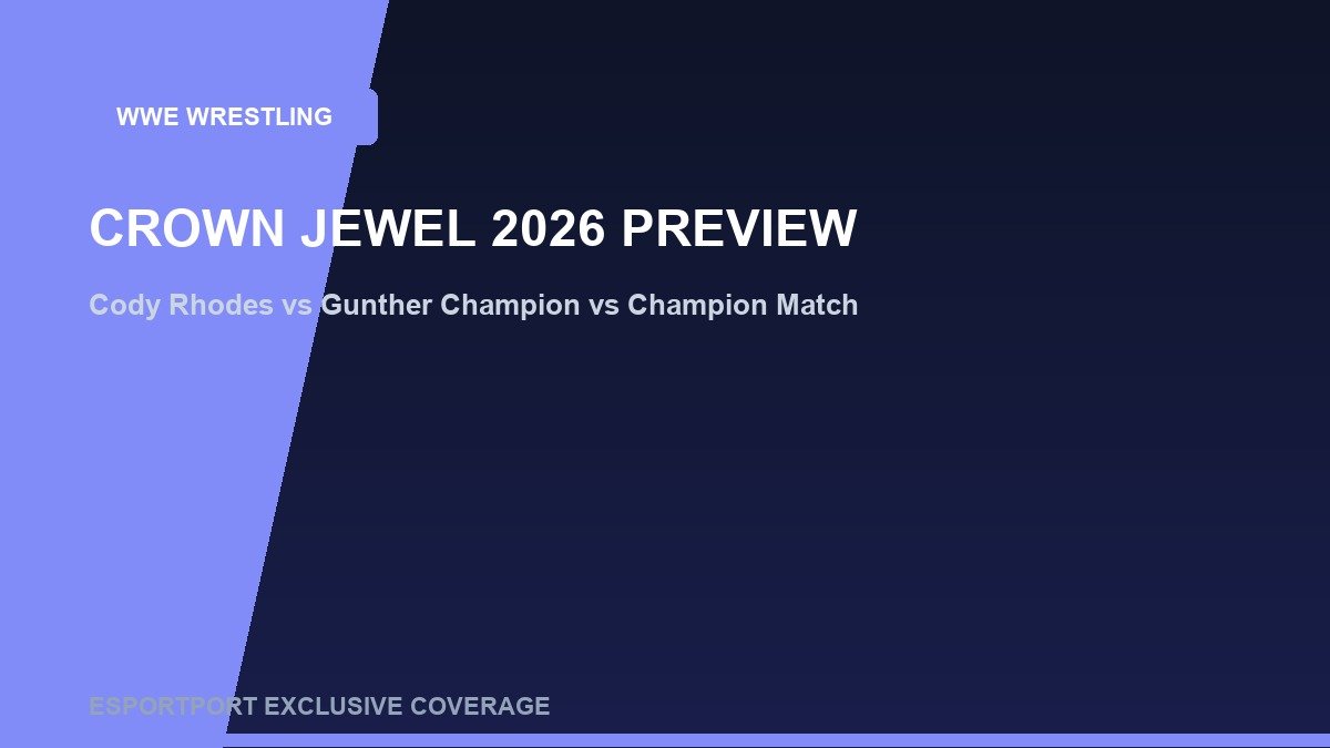 WWE Crown Jewel 2026 Mega-Preview: Cody Rhodes vs Gunther & Bloodline Civil War